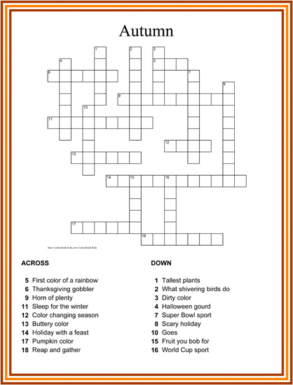 Free Online Crossword on Free Printable Crossword Puzzles For Download