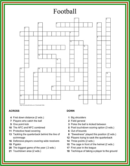 Crossword Puzzles on Free Printable Crossword Puzzles For Download