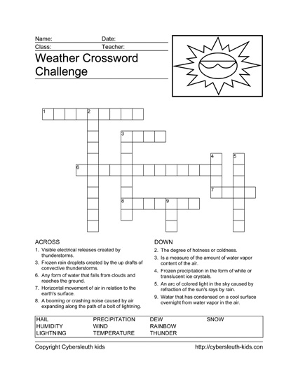 Crossword on Free Printable Crossword Puzzles  Wordsearch And More